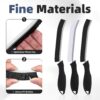 81lIpbJuJHL._AC_SL1500_.jpg FOOGWEE Hard Bristle Crevice Cleaning Brush - Cleaning Tools for Household Use, Multifunctional Gap Cleaning Supplies for Kitchen, Bathroom, Toilet, Window, Vehicle, Faucets, Grout, Home (Black)