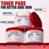 Thayers Blemish Clearing Acne Pads, Salicylic Acid Acne Treatment for Face, Pore Reducing, Exfoliating, and Soothing Skincare, Witch Hazel Toner Pads, 60 Ct