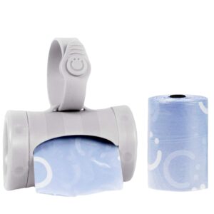 81lurf-Cw6L._SL1500_.jpg Ubbi Retractable On the Go Bag Dispenser for Travel, Diaper Bag Accessory Must Have for Newborn, Helpful Item, Baby Gift, Lavender Scented, Gray
