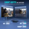 81oTg3zF08L._AC_SL1500_.jpg Fifine AmpliGame Video Capture Card, HD 1080 60fps for Audio Video, Gaming, Live Streaming, 4K HDMI to USB Capture Card Compatible with PS4/Windows/Mac OS/Switch/Xbox-V3