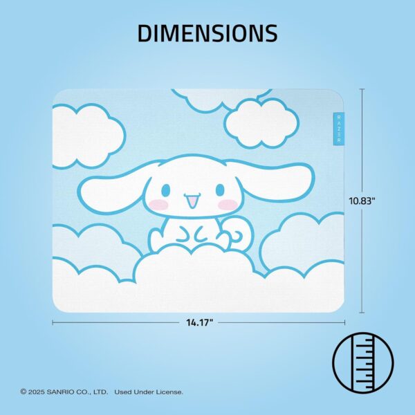 Razer Gigantus V2 Soft Gaming Mouse Pad (Medium): Textured Micro-Weave Cloth Surface - Thick, High-Density Rubber Foam - Anti Slip Base - Cinnamoroll Edition