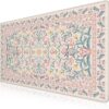 81qlDF4tLdL._AC_SL1500_.jpg iCasso Pink Floral Desk Mat, Desk Pad, XXL Large Mouse Pad, Anti-Slip Big Mousepad with Stitched Edges, Computer Mouse Pads for Desktop Decor, Cute Office Desk Accessories for Women(Pink)