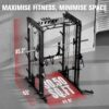81r7M-0WtfL._AC_SL1500_.jpg RitFit M1 Pro Smith Machine with Cable Crossover System, Multi-Function Squat Rack Power Cage for Home Gym, Power Rack and Packages