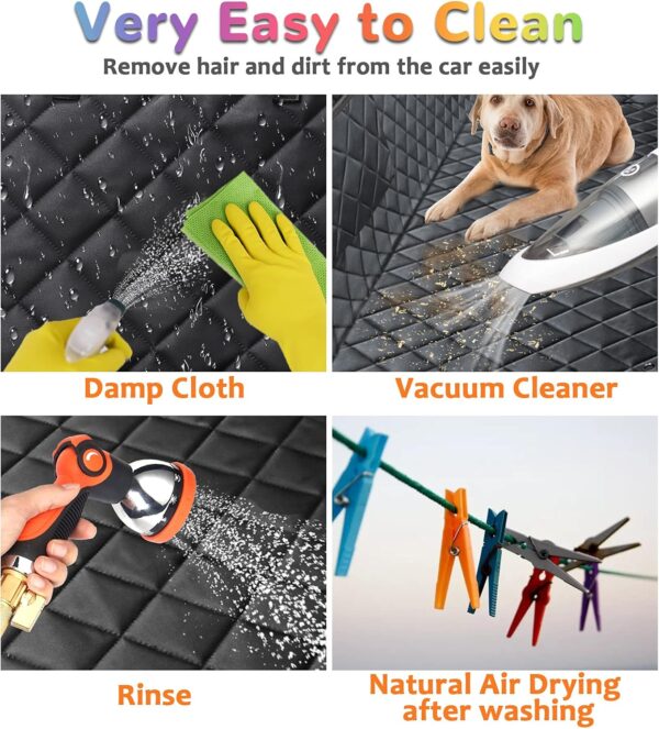 81rrQ6NAqpL._AC_SL1500_.jpg URPOWER Dog Car Seat Cover for Pets 100% Waterproof Seat Cover Hammock 600D Heavy Duty Scratch Proof Nonslip Durable Soft Back Seat Covers for Cars and SUVs