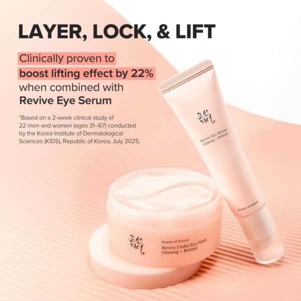 81s1EroJeTL._SL1500_.jpg Beauty of Joseon Revive Eye Serum with Retinal Niacinamide Correction for Puffy Eye Bags Fine Lines Dark Circles Wrinkles, Korean Skin Care 30ml, 1.01 fl.oz