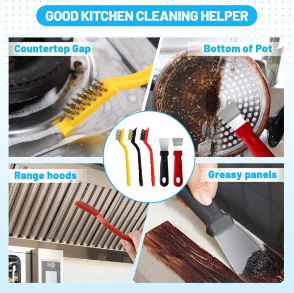 81twGxpnfiL._AC_SL1500_.jpg 16Pcs Crevice Cleaning Brush Set, Hard Bristle Scrub Brushes Tools for Deep Cleaning Gap,Window Groove Cleaning Brush for Sliding Door, Sill, Tile Lines, Shutter, Corner, Sink, Teapot, Bottle (16 Pcs)