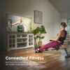 Sunny Health & Fitness Compact Adjustable Rowing Machine with 12 Levels of Resistance for Complete Body Workouts and Optional Free SunnyFit App Enhanced Connectivity