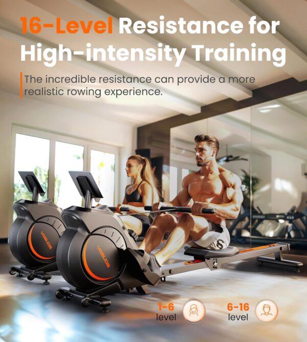 81w1lKCHiBL._AC_SL1500_.jpg YOSUDA Magnetic Rowing Machine for Home - Rower Machine Use with Bluetooth, App Supported, Rowing Machine for Beginners to Athletes, Comfortable Seat Cushion