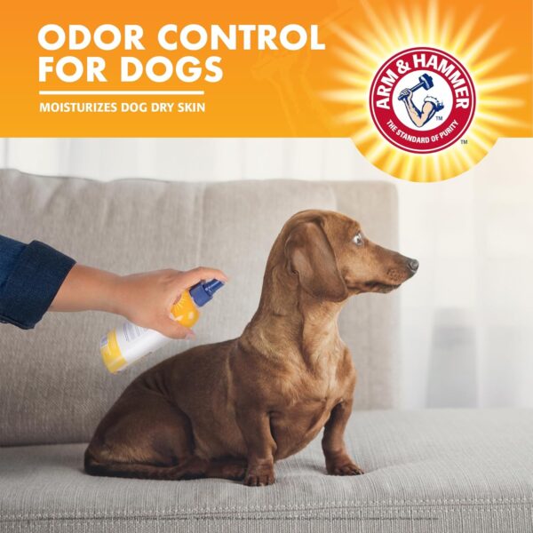 81xrjOaTUL._AC_SL1500_.jpg Arm & Hammer for Pets Super Deodorizing Dog Spray with Baking Soda for Odor Control, Freshens Coat Between Baths, pH Balanced Formula for Dogs, 8 Fl Oz