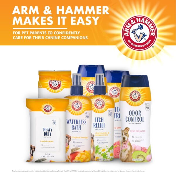 81z7mFHHTTL._AC_SL1500_.jpg Arm & Hammer for Pets Super Deodorizing Dog Spray with Baking Soda for Odor Control, Freshens Coat Between Baths, pH Balanced Formula for Dogs, 8 Fl Oz