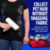 91gEqe-eBmL._AC_SL1500_.jpg ChomChom Roller Pet Hair Remover – Original Size Reusable Lint Roller for Cat & Dog Hair on Furniture, Couch, Carpet, Car, Rugs & Bedding – Portable, Eco-Friendly (White)
