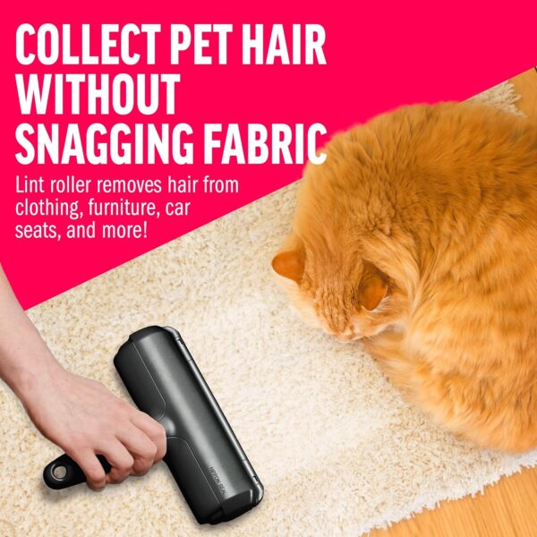 91ihi3msv-L._AC_SL1500_.jpg ChomChom Roller Pet Hair Remover – Original Size Reusable Lint Roller for Cat & Dog Hair on Furniture, Couch, Carpet, Car, Rugs & Bedding – Portable, Eco-Friendly (Black)