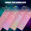91qbWzwpFnL._AC_SL1500_.jpg RedThunder K10 Wireless Gaming Keyboard and Mouse Combo, LED Backlit Rechargeable 3800mAh Battery, Mechanical Feel Anti-ghosting Keyboard + 7D 3200DPI Mice for PC Gamer (Pink)
