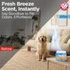91ueLGB50LL._AC_SL1500_.jpg Arm & Hammer for Pets Air Care Pet Scents Deodorizing Gel Beads, Pet Odor Eliminator for Rooms Closets and Small Spaces with Long Lasting Odor Control, Fresh Breeze Scent, 12 oz