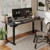 91vsELx3sL._AC_SL1500_.jpg SANODESK 4-Leg Standing Desk, Electric Height Adjustable Desk with Memory Presets for Home Office, Stand up Desk Computer Workstation, 71x32 Inches Black